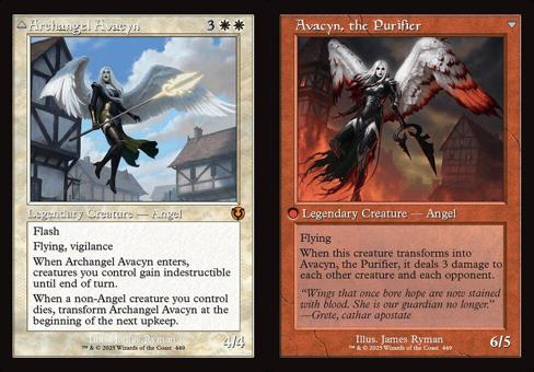 Archangel Avacyn // Avacyn, the Purifier (0449) (Retro Frame) - Foil