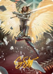 Archangel Elspeth (01/81) Art Card (AMOM) - Gold-Stamped Signature
