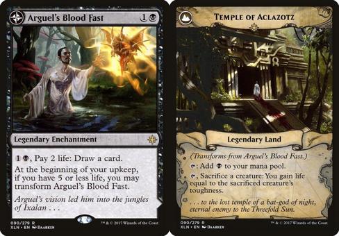 Arguel's Blood Fast // Temple of Aclazotz - Foil