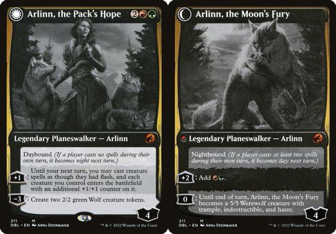 Arlinn, the Pack's Hope // Arlinn, the Moon's Fury - Foil