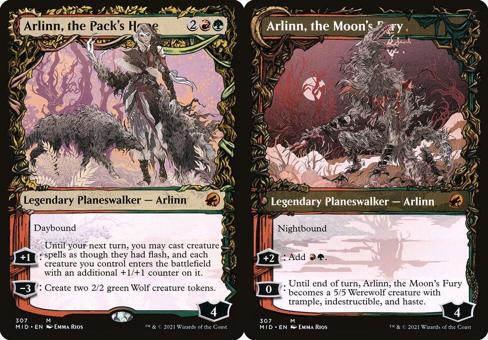 Arlinn, the Pack's Hope // Arlinn, the Moon's Fury (307) (Showcase)