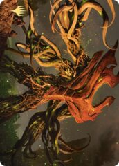 Ashaya, Soul of the Wild (69/81) Art Card (AZNR) - Gold-Stamped Signature