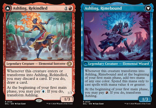 Ashling, Rekindled // Ashling, Rimebound (ECL) - Foil