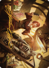 Ashnod, Flesh Mechanist (15/81) Art Card (ABRO) - Gold-Stamped Signature