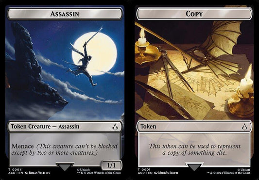 Assassin (0004) // Copy (0001) Double-Sided Token - Foil
