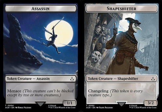 Assassin (0004) // Shapeshifter (0002) Double-Sided Token - Foil