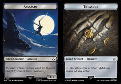 Assassin (0004) // Treasure (0006) Double-Sided Token - Foil