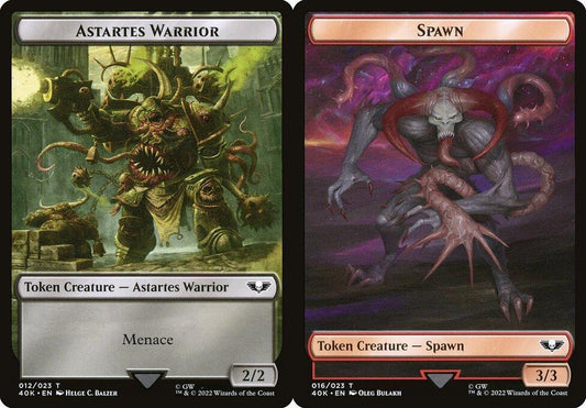 Astartes Warrior (012) // Spawn (016) Double-Sided Token