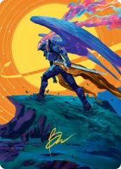 Astelli Reclaimer (36/54) Art Card - Gold-Stamped Signature