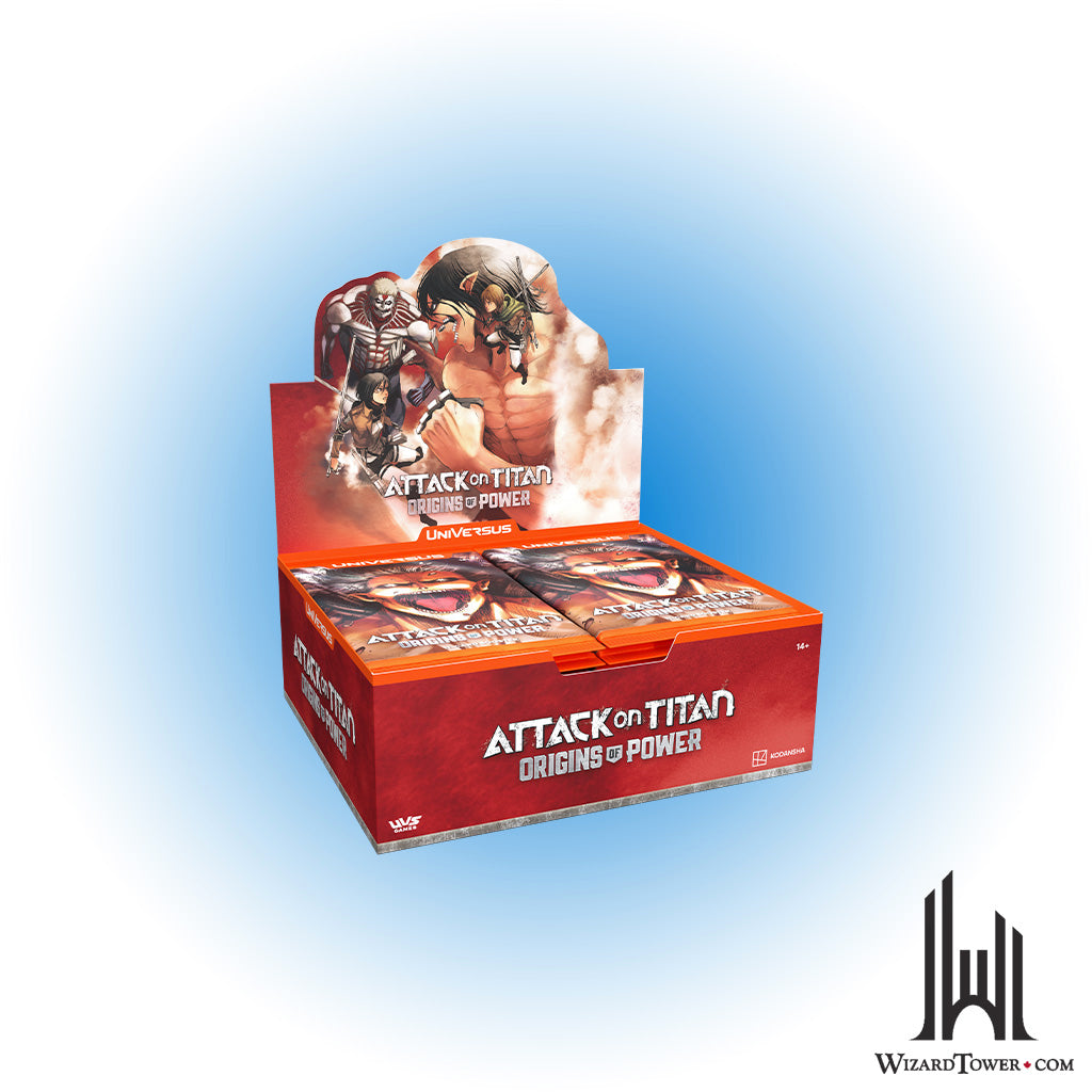 Universus Attack on Titan Origins of Power Booster Box