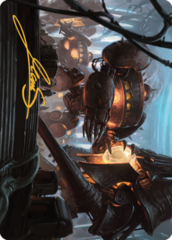 Autonomous Assembler (05/81) Art Card (ABRO) - Gold-Stamped Signature