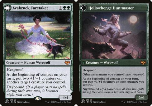 Avabruck Caretaker // Hollowhenge Huntmaster - Foil