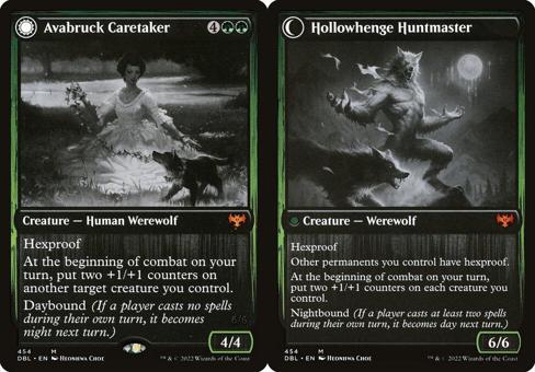 Avabruck Caretaker // Hollowhenge Huntmaster - Foil