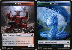 Avatar (001) // Fractal (003) Double-Sided Token - Foil