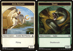 Aven Initiate (003) // Snake (023) Double-Sided Token