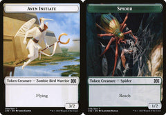 Aven Initiate (004) // Spider (018) Double-Sided Token - Foil