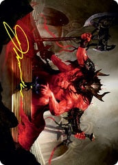 Awaken the Blood Avatar (20/81) Art Card (ASTX) - Gold-Stamped Signature