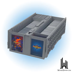 Storage Box - Plastic Bin Gray 1600