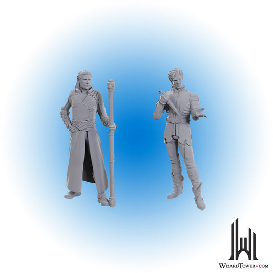 Unpainted Miniature - Baldur's Gate 3 - Gale and Astarion