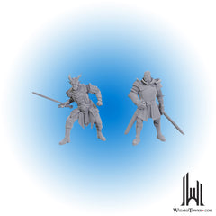 Unpainted Miniature - Baldur's Gate 3 - Ulder Ravengard and Zevlor
