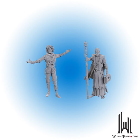 Unpainted Miniature - Baldur's Gate 3 - Volo and Withers
