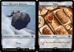 Ballistic Boulder (021) // Food (022) Double-Sided Token - Surge Foil