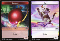 Balloon (007) // Cat (001) Double-Sided Token - Foil