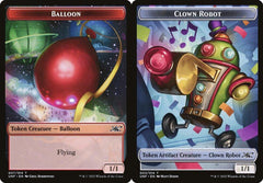 Balloon (007) // Clown Robot (003) Double-Sided Token - Foil