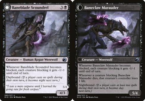 Baneblade Scoundrel // Baneclaw Marauder - Foil