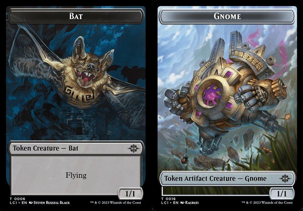 Bat (0006) // Gnome (0016) Double-Sided Token - Foil