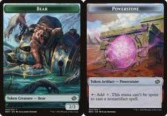 Bear (002) // Powerstone (007) Double-Sided Token - Foil
