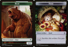 Bear (008) // Food (017) Double-Sided Token - Foil