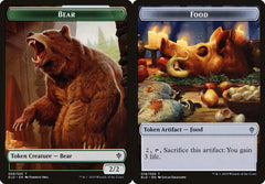 Bear (008) // Food (018) Double-Sided Token - Foil