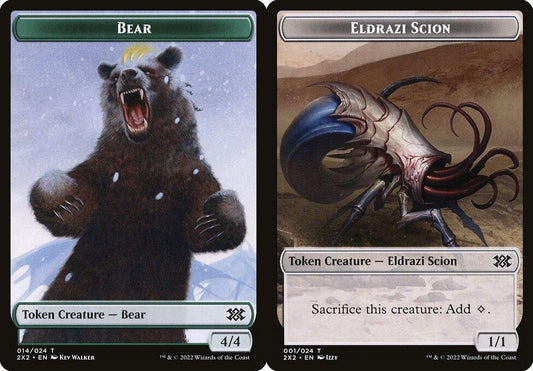 Bear (014) // Eldrazi Scion (001) Double-Sided Token - Foil