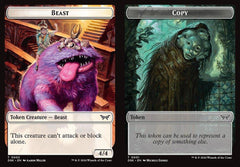 Beast (0003) // Copy (0001) Double-Sided Token - Foil