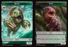 Beast (0006) // Pest (0009) Double-Sided Token