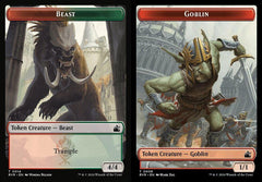 Beast (0014) // Goblin (0008) Double-Sided Token - Foil