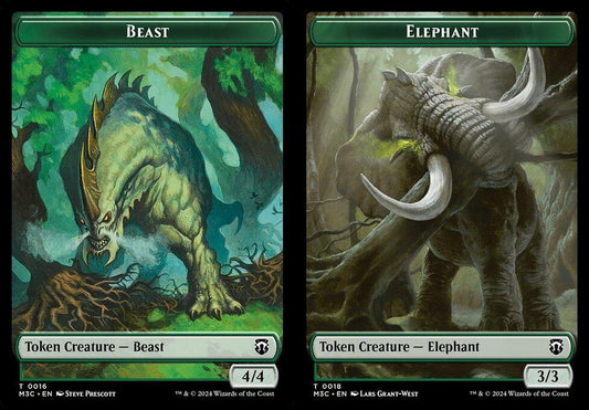 Beast (0016) // Elephant (0018) Double-Sided Token