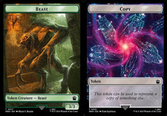 Beast (0017) // Copy (0001) Double-Sided Token - Foil