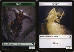 Beast (008) // Spirit (002) Double-Sided Token - Foil