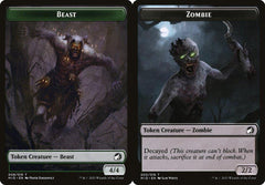 Beast (008) // Zombie (005) Double-Sided Token - Foil