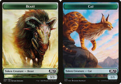 Beast (010) // Cat (020) Double-Sided Token - Foil