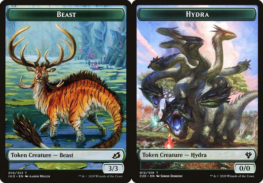 Beast (010) // Hydra (012) Double-Sided Token