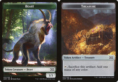 Beast (013) // Treasure (027) Double-Sided Token - Foil