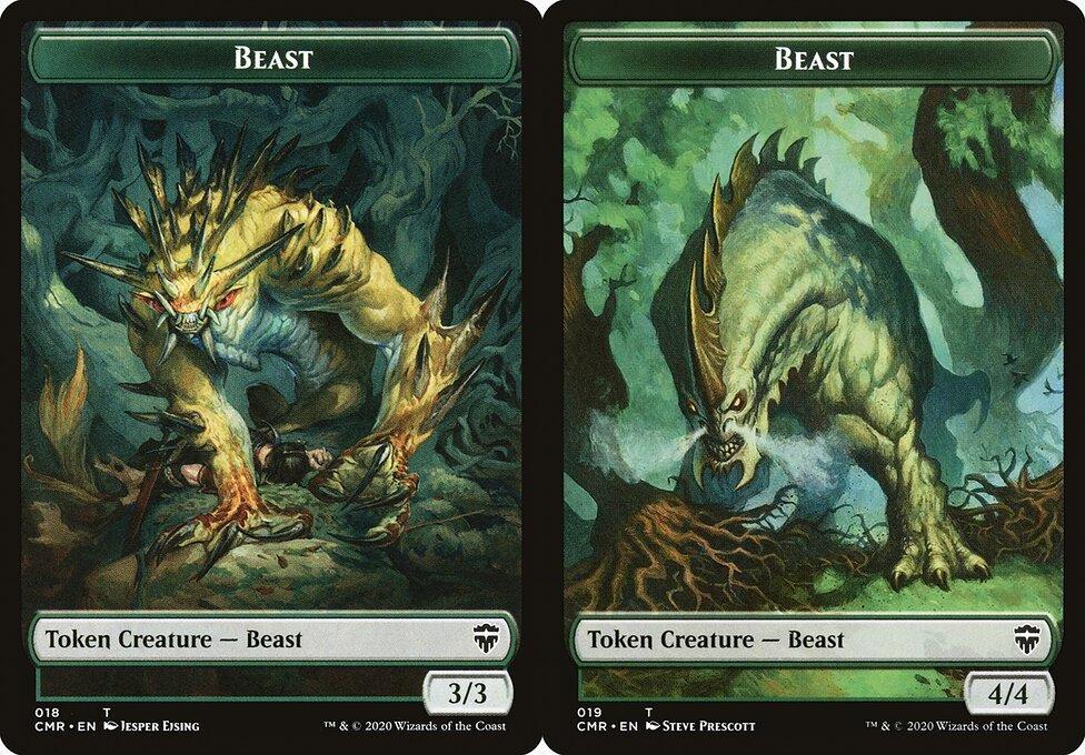 Beast (018) // Beast (019) Double-Sided Token