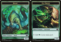Beast (020) // Elf Druid (023) Double-Sided Token