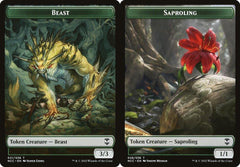 Beast (021) // Saproling (028) Double-Sided Token