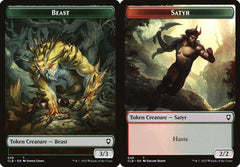 Beast (038) // Satyr (046) Double-Sided Token