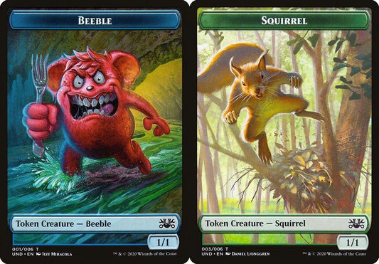 Beeble (001) // Squirrel (003) Double-Sided Token
