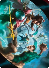 Behold the Sinister Six! (07/54) Art Card (ASMP) - Gold-Stamped Signature